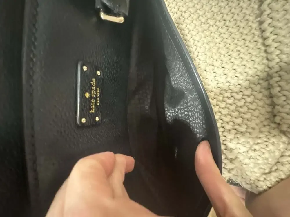 Kate Spade New York Black Leather Rowe Small Top-Zip Satchel
